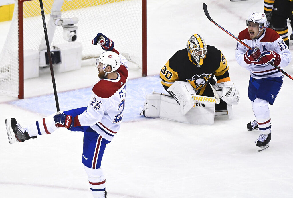 APTOPIX Canadiens Penguins Hockey